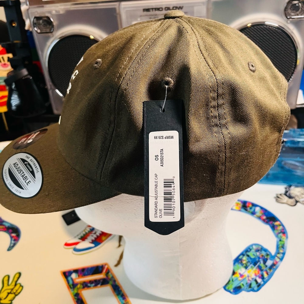 Stance Olive with Embroidered Flower - Picture 5 of 8